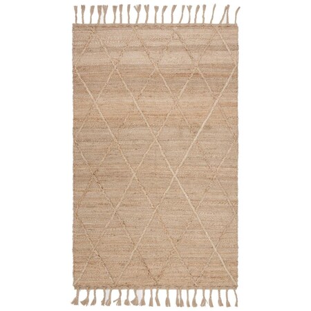 Safavieh 10 x 14 ft. Natural Fiber Hand Loomed Rectangle Area Rug, Natural NF107B-10